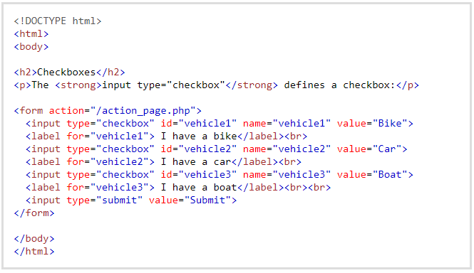 آموزش HTML Input Types | آتریا